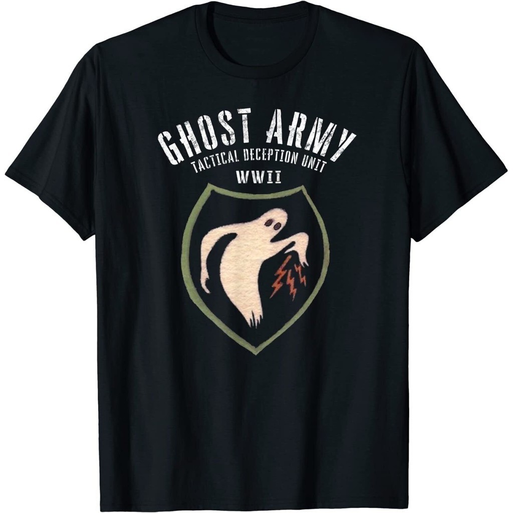 เสื้อยืดโลโก้ Ghost Army World War 2 Tactical Deception Unit