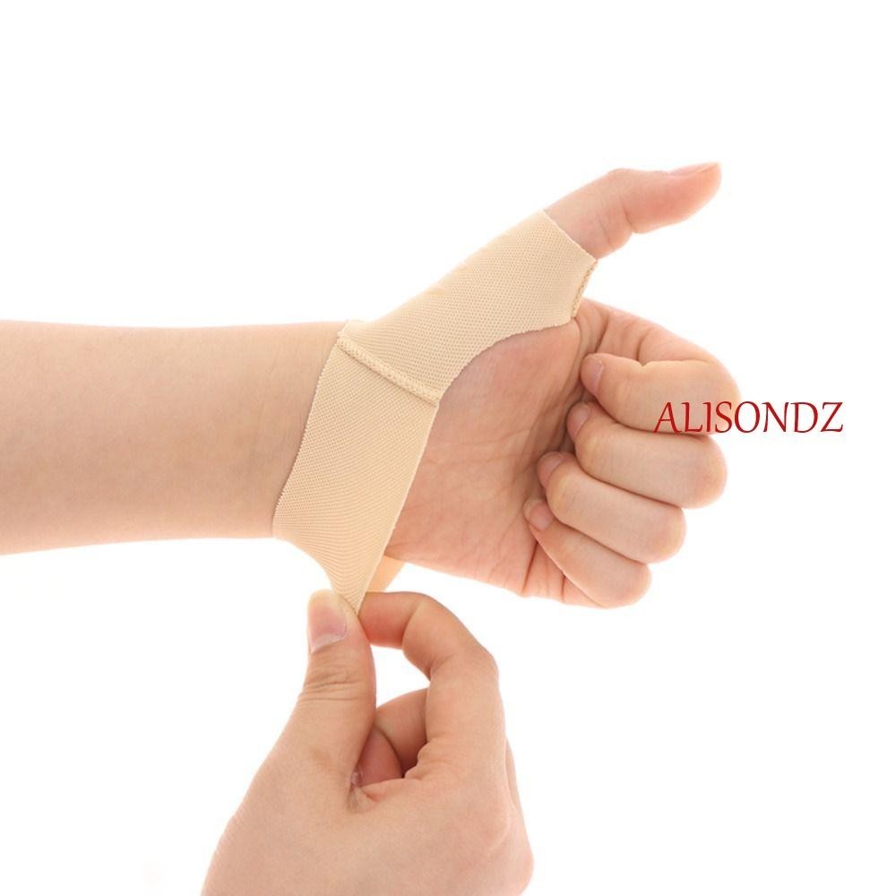 Alisondz สายรัดข้อมือ ระบายอากาศ เฝือกนิ้วหัวแม่มือ ซัพพอร์ตนิ้วหัวแม่มือ เข็มขัดบีบอัด สายรัดข้อมือ ปลอกนิ้วหัวแม่มือ สายรัดนิ้วหัวแม่มือ ปลาคาร์พัล อุโมงค์ มือ นิ้วหัวแม่มือ รั้ง ยืดหยุ่น ปลอกนิ้วโป้ง