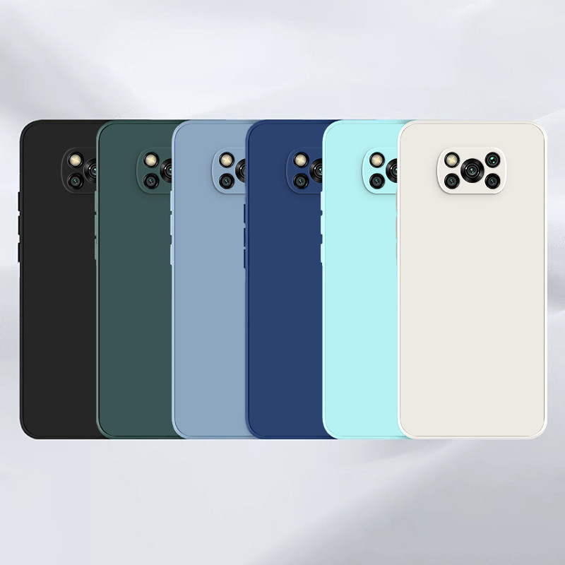 เคส POCO X3 PRO NFC เคสโทรศัพท์ หลายสี อ่อนนุ่ม ทนทาน กันกระแทก มุมขวา ใหม่ล่าสุด