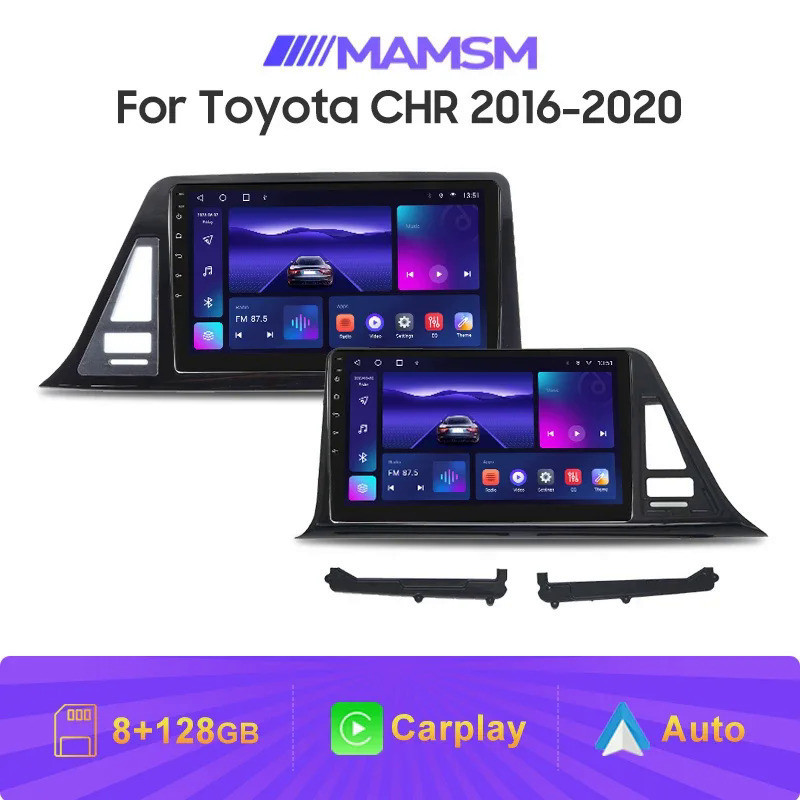 เครื่องเล่นมัลติมีเดีย วิทยุรถยนต์ Android 13 DSP GPS สําหรับ Toyota CHR C-HR IZOA 2016 -2020 2din Head Unit Carplay