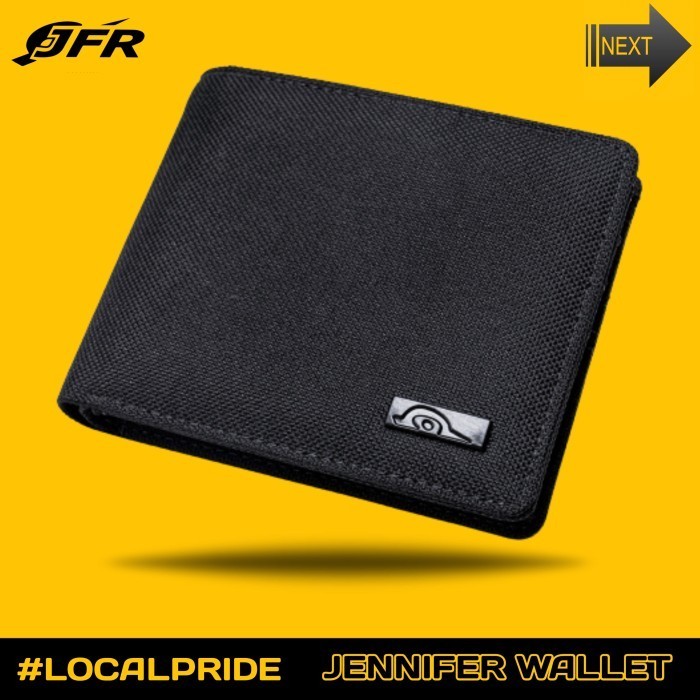 ✨ -JFR FASHION MENS WALLET MADE OF CANVAS FABRIC Mens WALLET SERIES JP07 - สีดํา JP07