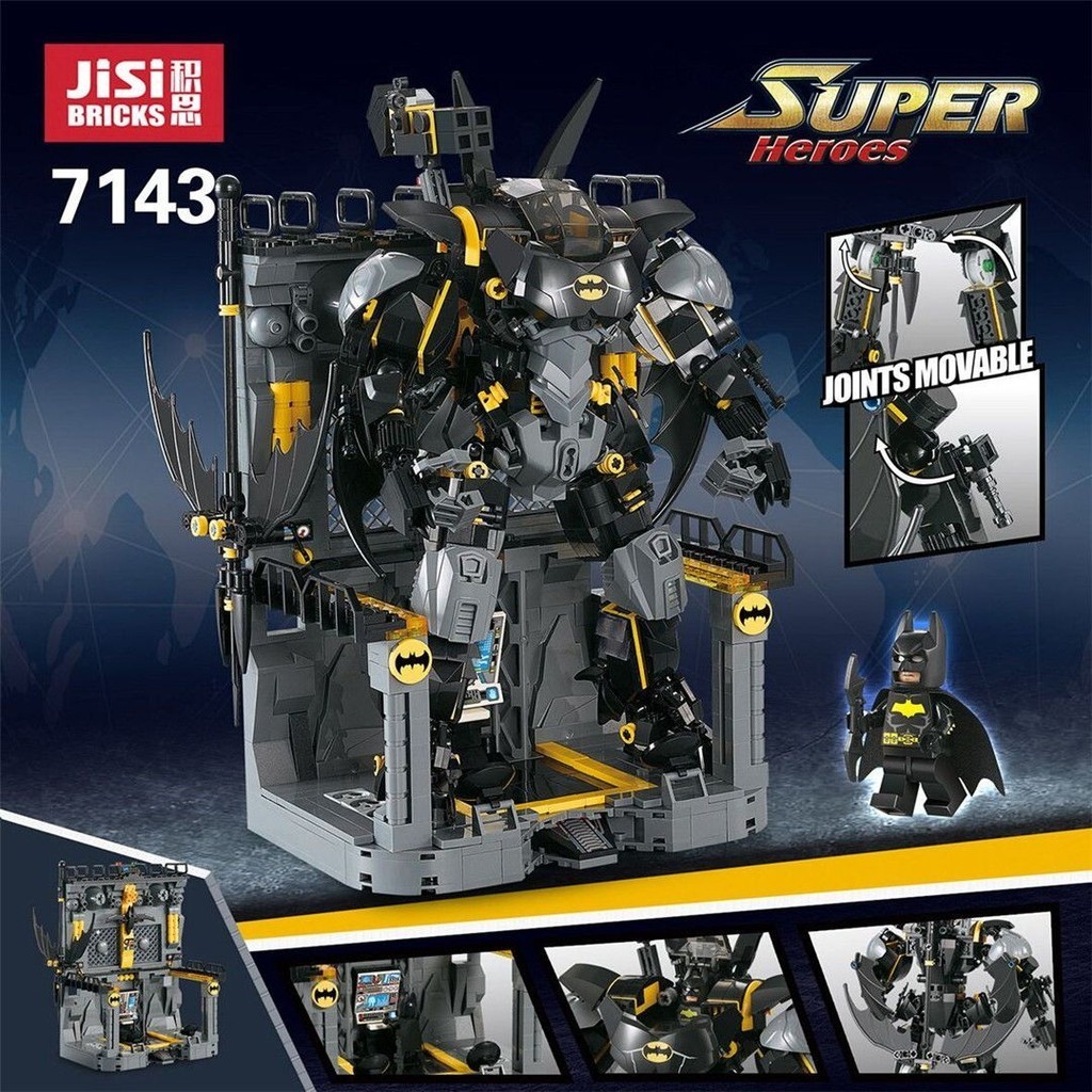 ใช ้ งานร ่ วมกับ Lego Building Blocks Batman Chariot ประกอบรถจักรยานยนต ์ ภาพยนตร ์ Avengers Boy ของเล ่ นปริศนา JRQD