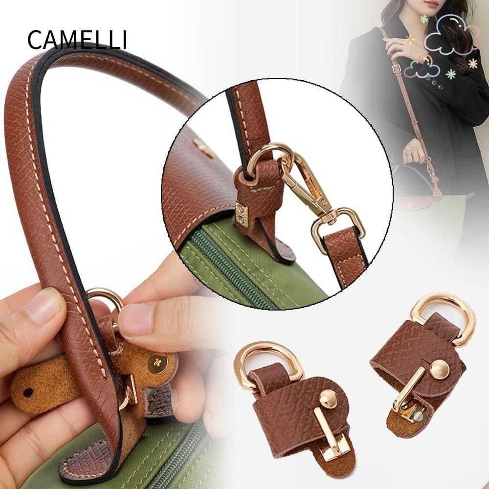 Camelli สายนาฬิกาข้อมือหนังแท้ ไม่ต้องเจาะรู แบบเปลี่ยน สําหรับ Longchamp