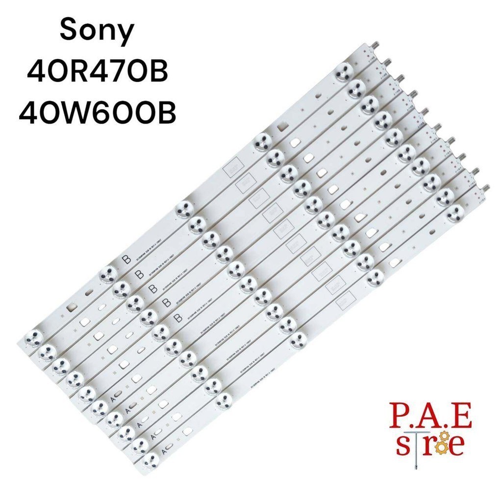 0000078 #หลอดเเบล็คไลท์ทีวีSONYโซนี่รุ่น40R470B/40W600B 1ชุดมีA+Bเส้นๆละ5 LED สินค้าใหม่ #หลอดเเบล็คไลท์ทีวี