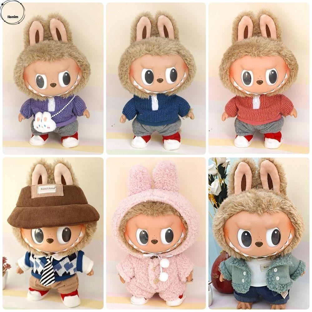 Ilonim 1 ชิ ้ นเท ่ านั ้ นขาย Clothes, หมวกรองเท ้ ากระเป ๋ า Cos ของขวัญ Labubu ตุ ๊ กตา Clothes, Labubu เวลา Chill Filled Handmade|อุปกรณ ์ เสริมตุ ๊ กตาสําหรับตุ ๊ กตาลาบูขนาด 37 ซม