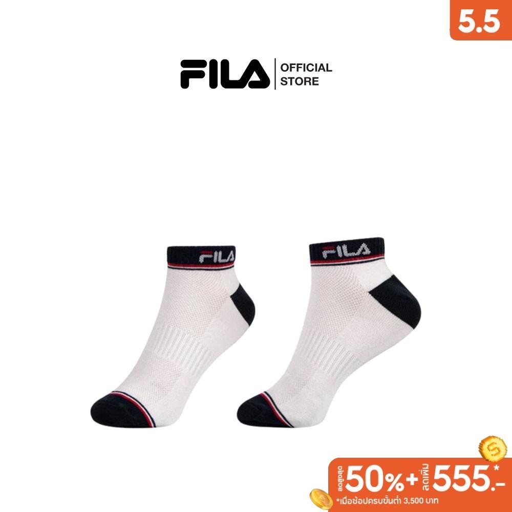FILA ถุงเท้าผู้ใหญ่ EDGE รุ่น RSCT230103U - WHITE NAVY