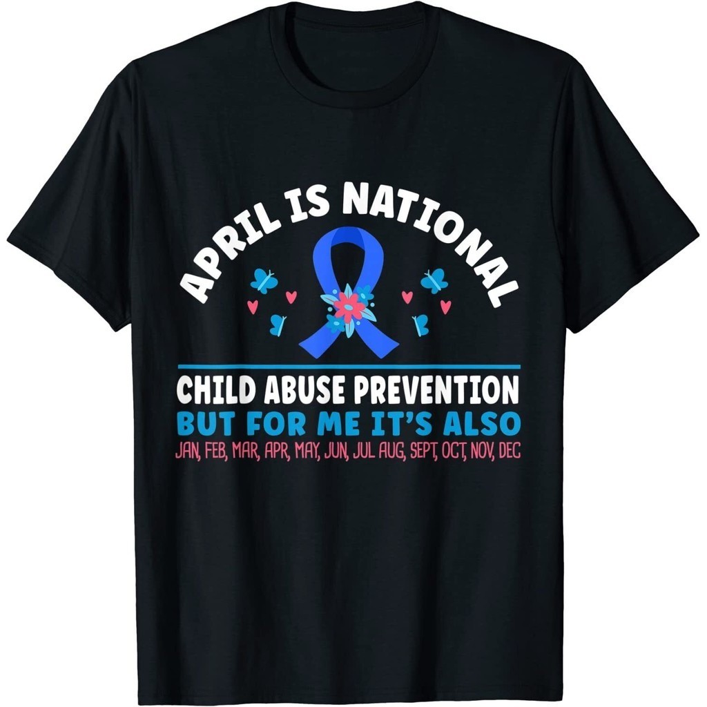 เสื้อยืดเดือนเมษายนใหม่เด็กแห่งชาติ Abuse Prevention