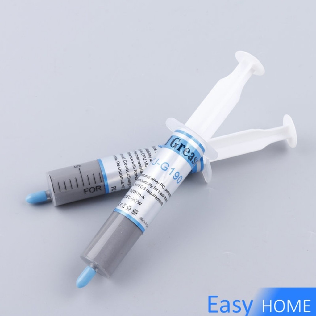 Easy ซิลิโคนระบายความร้อน CPU ซิลิโคน ซีพียูระบายความร้อน YJ-G190 HY-510 CPU cooling silicone grease
