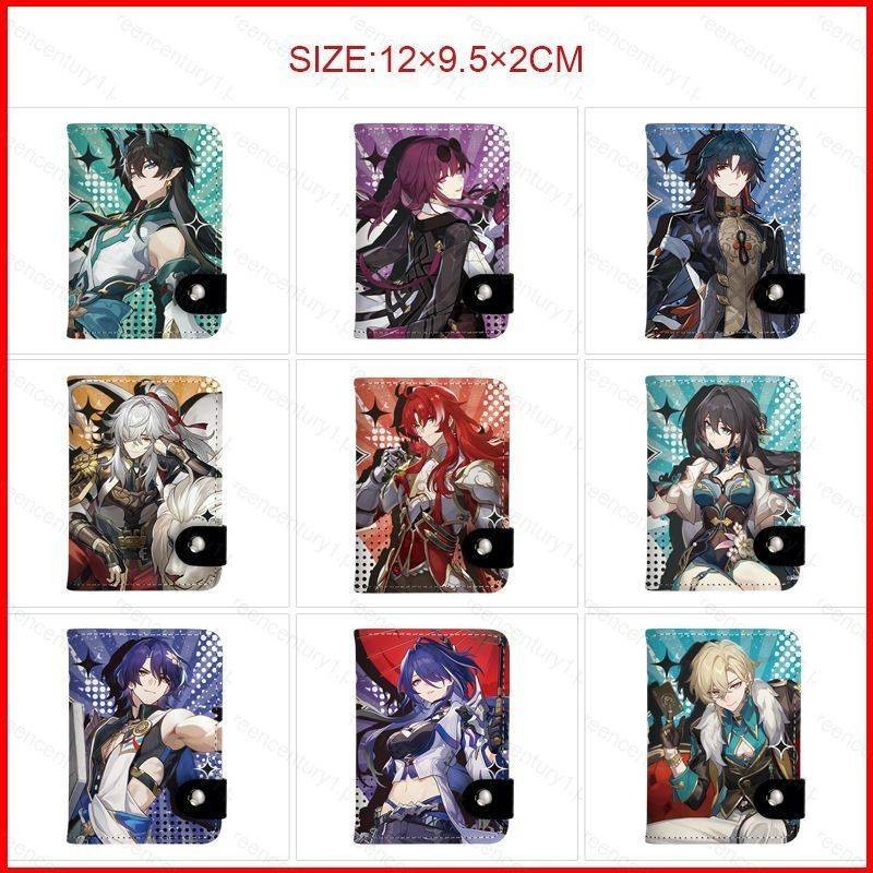 Ys Honkai Star Rail การ ์ ตูนอะนิเมะกระเป ๋ าสตางค ์ นักเรียนมือถือมัลติฟังก ์ ชั ่ นหลายสล ็ อตกระเป ๋ าใส ่ เหรียญ
