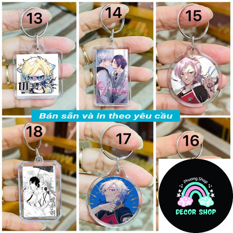 พวงกุญแจ Blue Lock Michael Kaiser mica ขอบใส/พวงกุญแจ Blue Lock