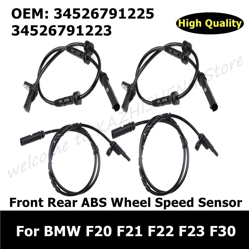 KA  ABS Sensor 34526791225 34526791223 For BMW F20 F21 F22 F23 F30 Car Accessories Front Rear ABS Wh