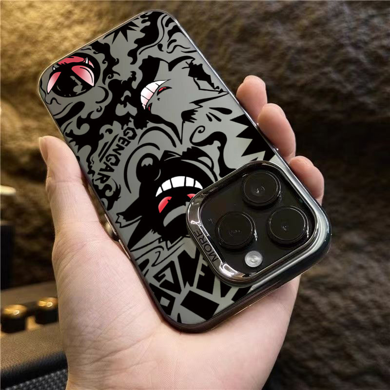 ปลอกสําหรับ Samsung Galaxy S23 Ultra S24 S22 Plus S21 FE หมายเหตุ 20 การ์ตูน Graffiti ตลก Gengar IMD Matte Hard Cover