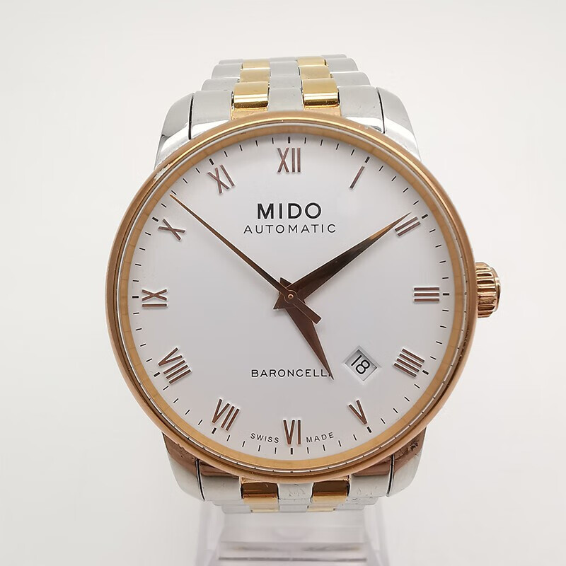 Mido/baroncelli SeriesM8600.9.00N6.1men 's Mechanical Watch Gauge เส ้ นผ ่ านศูนย ์ กลาง38mm