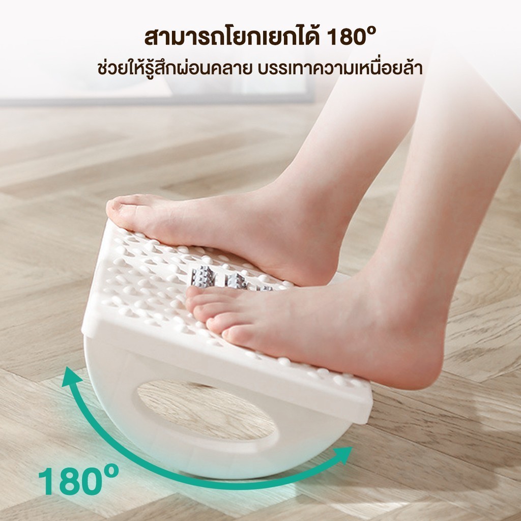 ปลีก/ส่ง ที่พักเท้าใต้โต๊ะ ใต้โต๊ะ เพื่อสุขภาพ บรรเทาการเมื่อยล้าฝ่าเท้า เหมาะสำหรับสำนักงานและห้องนอน