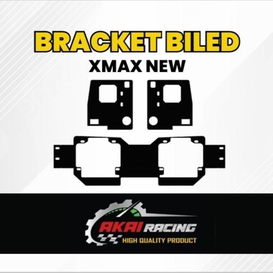 Akai Racing Store - ขายึดโคมไฟโปรเจคเตอร์ Led Hid ขนาด 2.5 นิ้วสําหรับรถจักรยานยนต์ Xmax ใหม่ คุณภาพดีที่สุด