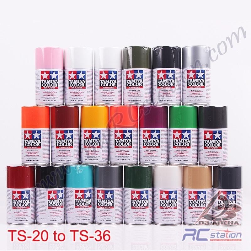 Tamiya สี - สําหรับพลาสติก TS20 ถึง TS36 > TS21 TS22 TS23 TS24 TS25 TS26 TS27 TS28 TS29 TS30 TS31 TS