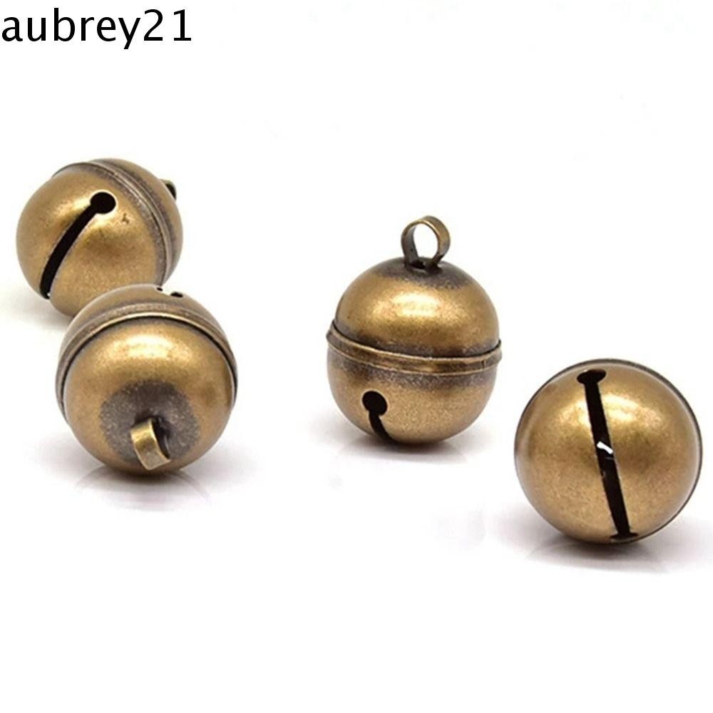 Aubrey1 Jingling Bells หัตถกรรมแหวนแบนทนทาน Bell จี้สัตว์เลี้ยง Tracker Key แหวนสัตว์เลี้ยงสร้อยคออุปกรณ์เสริม Key แหวน