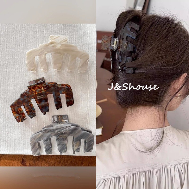 เคเอฟ778 เกาหลีขนาดใหญ่คุณภาพสูงอะซิเตทผมกรงเล็บคลิปจํานวนมากผมผู้หญิงอุปกรณ์เสริม