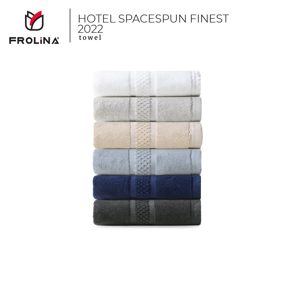 Frolina Finest Hotel Spacespun Collection ผ้าขนหนูเช็ดผม ขนาด 18x32 นิ้ว