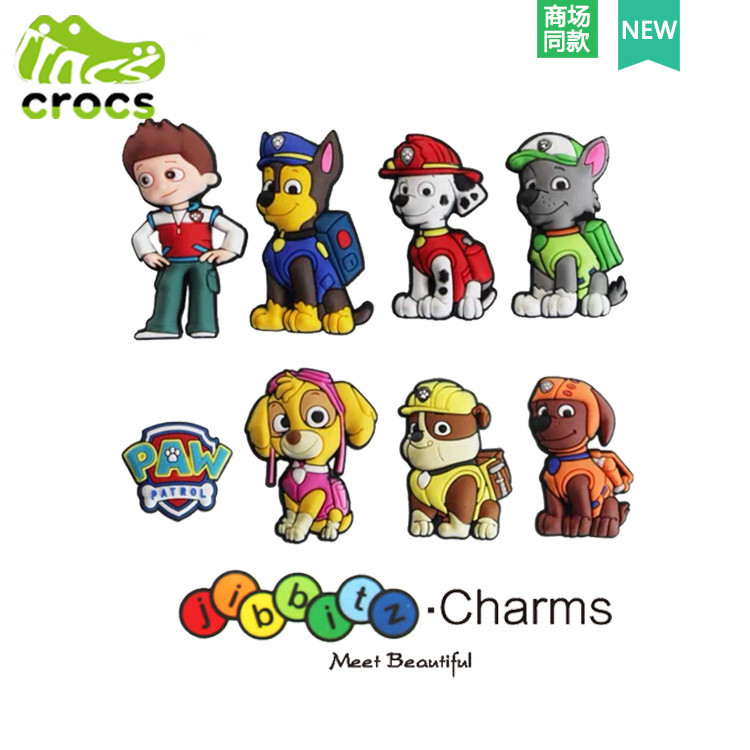 รองเท้ารูรองเท้าดอกไม้ crocs รองเท้าหัวเข็มขัดของแท้ Carlo Chi DIY อุปกรณ์เสริมตกแต่งการ์ตูน Zhibixing Wang ทีม
