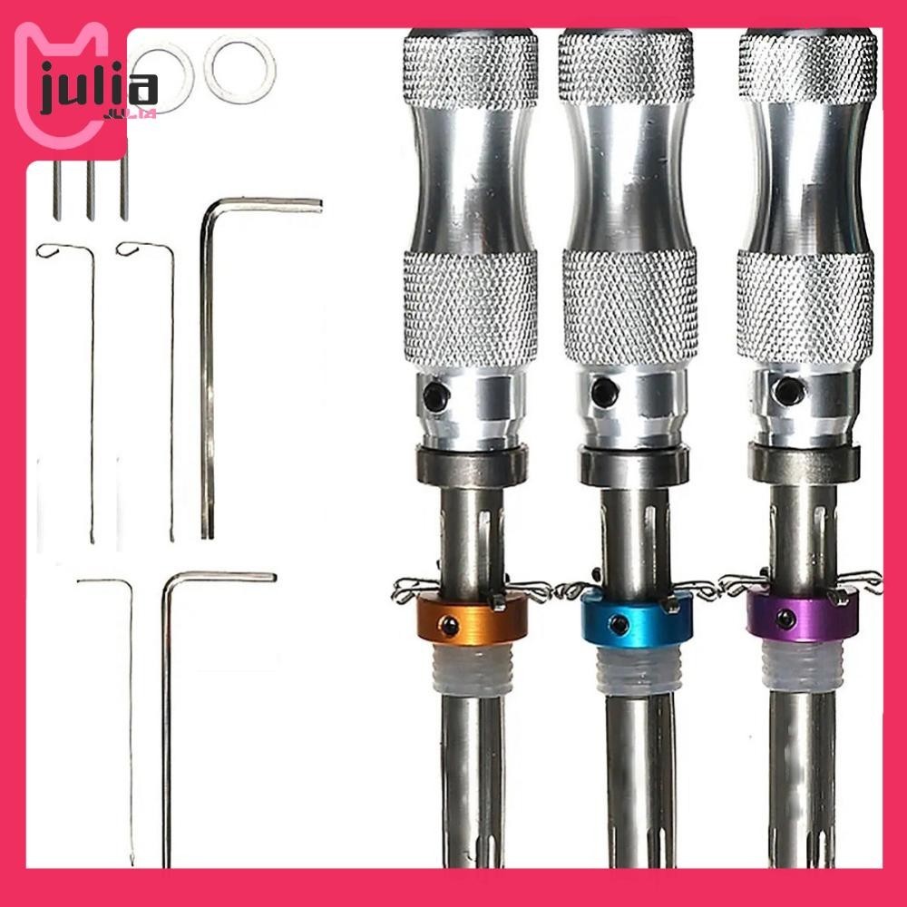 [Julia1.th] 3 ชิ้น Tubular 7 Pins Lock Pick เครื่องมือช่างกุญแจ Lock Pick Set