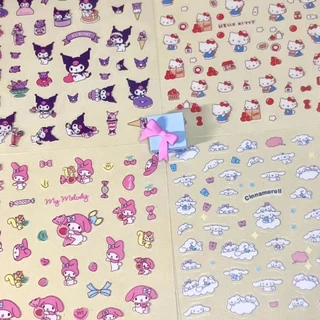 สติ๊กเกอร์ การ์ตูนญี่ปุ่นโปร่งใส การ์ตูนน่ารัก diy ผสมคู่มือวัสดุมูลค่าสูงสติกเกอร์ขนาดเล็กตกแต่งสติกเกอร์กันน้ํา