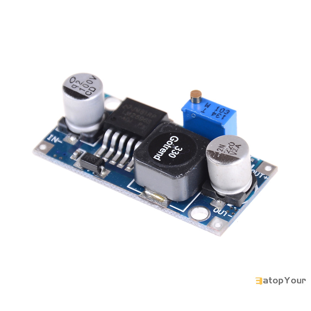 Eatopyour ] Lm2596s 1.5V-30V DC-DC Buck Converter Step Down โมดูลแหล ่ งจ ่ ายไฟใหม ่