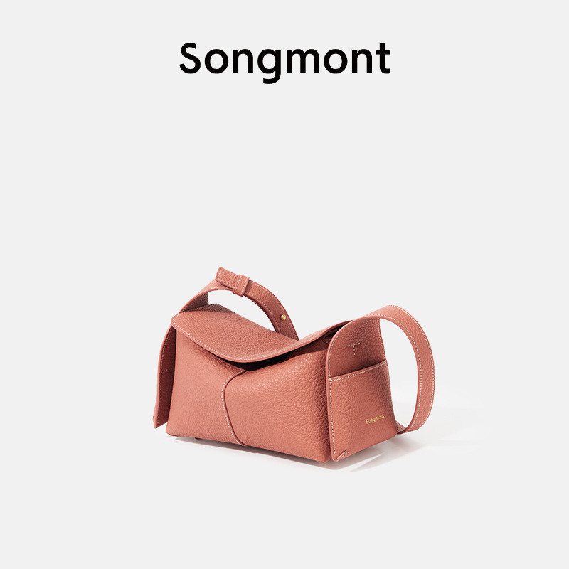 Songmont กระเป๋าสะพายข้าง หนังวัว ขนาดเล็ก