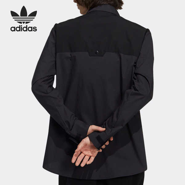 เสื้อยืด เสื้อยืด oversize Adidas/Adidas ของแท้ Clover 2021 Unisex Fashion Casual Long Sleeve Shirt H58071