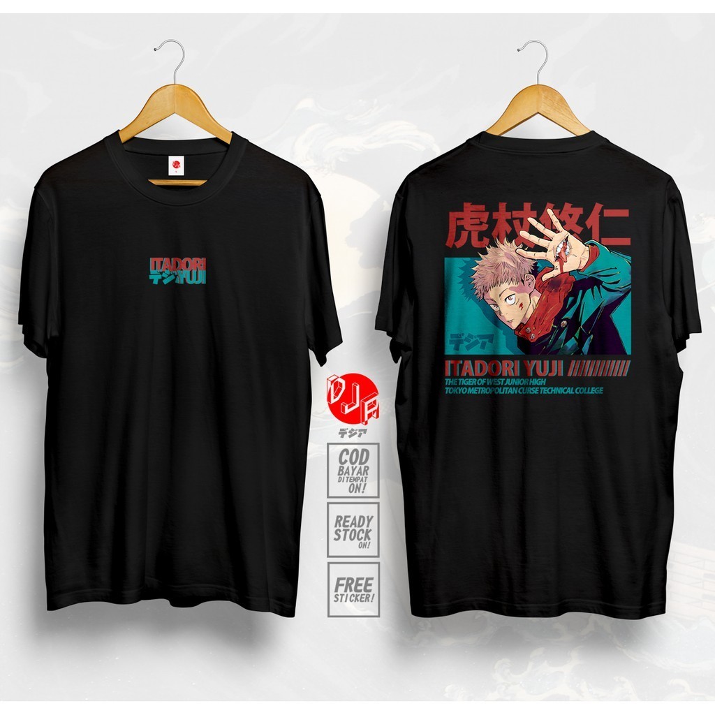 Yuji Itadori JUJUTSU KAISEN SUKUNA GOJO SATORU SENSEI T SHIRT S-5XL