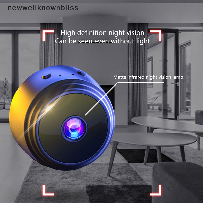 Newwellknownbliss A9 Mini IP กล้อง 1080p HD ไร้สาย Micro Camcorders Night รุ่น Voice Video Security การเฝ้าระวัง Wifi กล้องสมาร์ท CCD