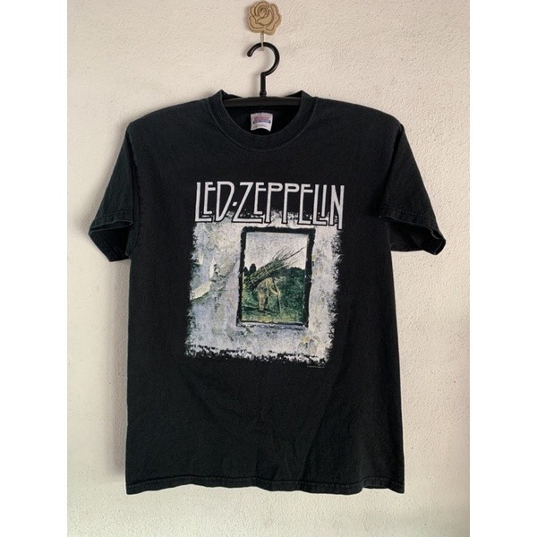 [New] เสื้อยืดวงดนตรีLed-Zeppelin มือสองลิขสิทธิ์แท้all size