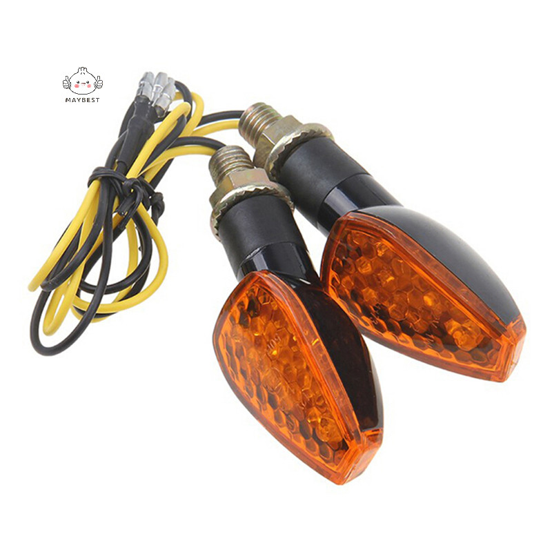 {maybest } 14led ไฟเลี ้ ยวรถจักรยานยนต ์ ไฟแสดงสถานะสีเหลืองอําพัน Universal 12V {TH } - รูปที่ 5