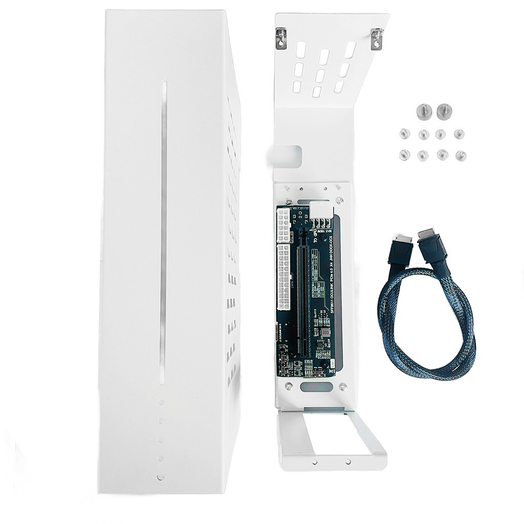 แล็ปท็อป eGPU กรณี SFF 8611 Oculink M.2 ภายนอกกราฟิกการ์ด GPU ผู้ถือ Dock PCIE 4.0 X4 Gen4 สําหรับโน้ตบุ๊ค GDP NUC อะแดปเตอร์การ์ด