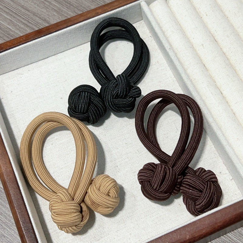 สไตล ์ จีนยืดยางผมวงหัวเชือก Scrunchie ผมผูกอุปกรณ ์ เสริมผม