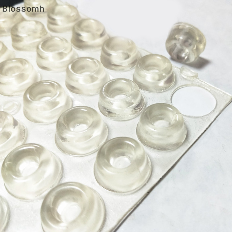 Blossomh 12 ชิ ้ น Clear Self Adhesive Stopper ยาง Damper บัฟเฟอร ์ ตู ้ กันชนซิลิโคนใหม ่