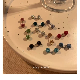 ฤดูร ้ อนที ่ มีสีสันหูStudsหญิงต ่ างหูกระดูกเล ็ บคุณภาพสูงสกรูไทเทเนียมเหล ็ กหูกระดูกสตั ๊ ดกระดูกเล ็ บอุปกรณ ์ เสริมของขวัญขายส ่ ง