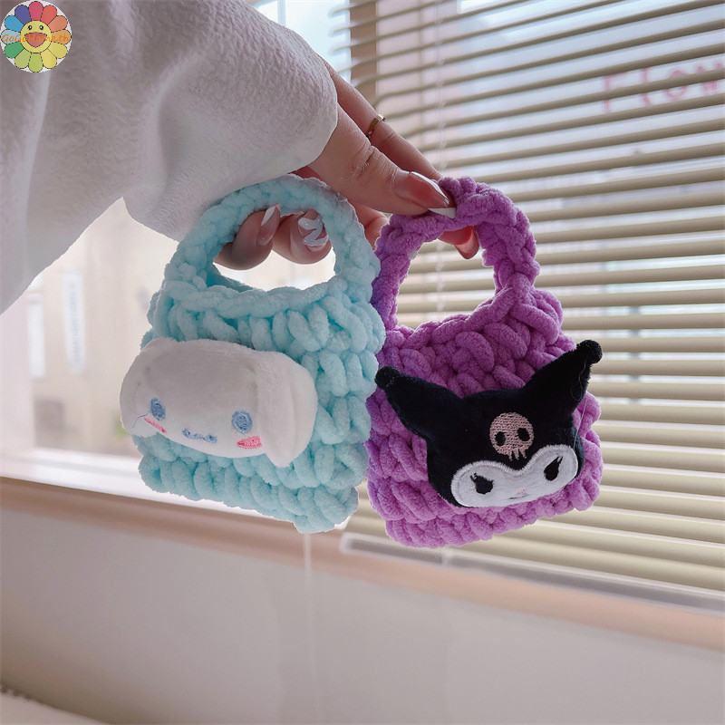 Gogo การ์ตูนน่ารัก Sanrio หูฟังป้องกันกระเป๋ามินิ Kawaii แบบพกพามินิกระเป๋าสตางค์กระเป๋า Kawaii Plush กระเป๋าเก็บขนาดเล็กสําหรับสาวของขวัญ TH