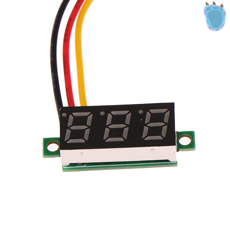 [PA] 1 PC 0.28 นิ้ว DC LED โวลต์มิเตอร์แบบดิจิตอลปรับ DC 0-100V เครื่องวัดแรงดันไฟฟ้า TH