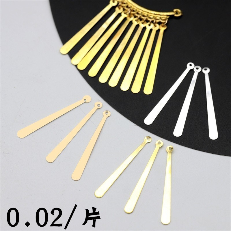 50 ชิ ้ นพู ่ จี ้ diy เครื ่ องประดับโบราณวัสดุขายส ่ ง 4 * 38 มม