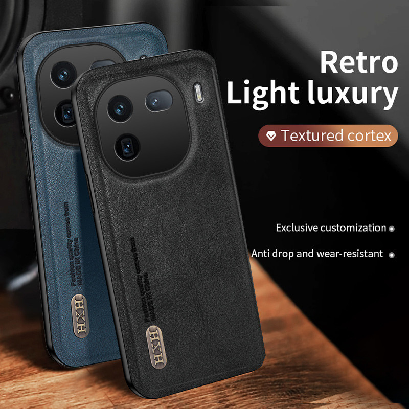 ซองหนังด้านหลังสําหรับ Vivo IQOO 12 Pro ผิวรู้สึกกรณีกล้องเลนส์ป้องกัน Vivo IQOO Z9 Turbo Z9X Z8 Z8X