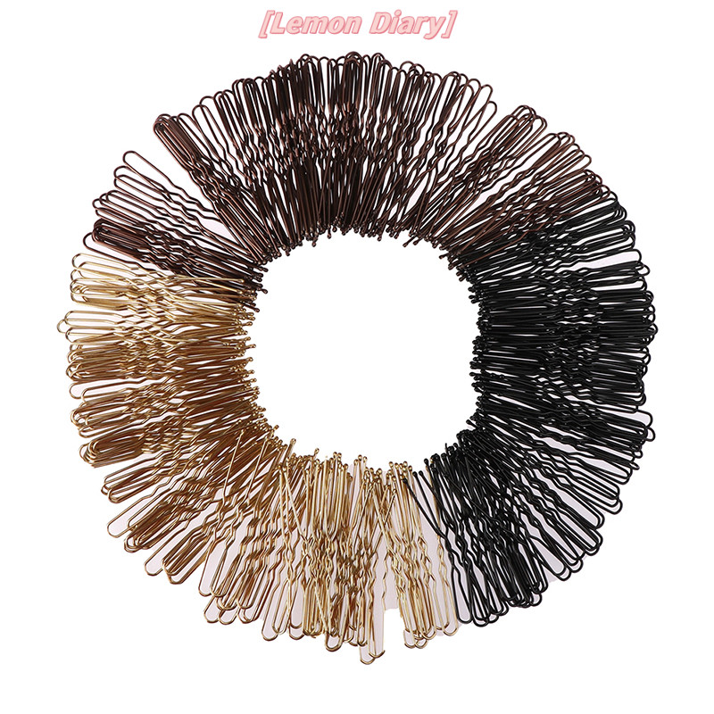 แอลดี| 50 ชิ้น/เซ็ตผม Waved U-รูป Bobby Pin Barrette Salon Grip คลิป Hairpins ใหม่