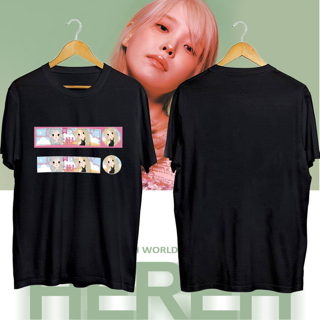 2024IU 2024 ทัวร์คอนเสิร์ตแฟนเสื้อยืด IU พิมพ์เสื้อแขนสั้นสำหรับผู้ชายและผู้หญิง UNISEX #4