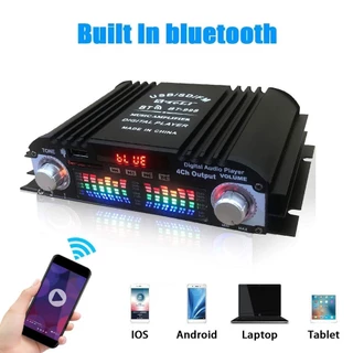 1600w Peak Power HiFi เครื่องขยายเสียงดิจิตอล 4 ช่อง