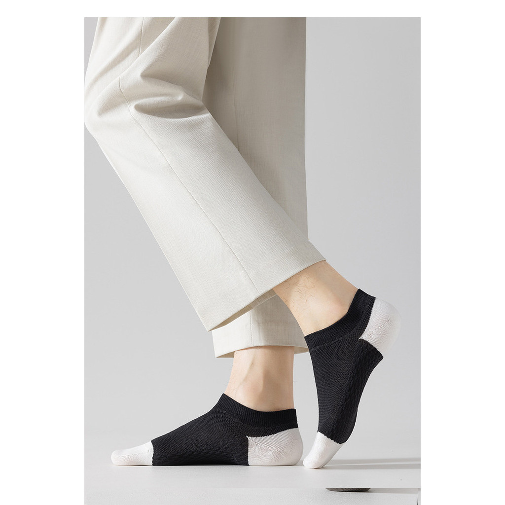 พร้อมส่ง : ถุงเท้า 5 คู่ ข้อสั้น ลายเอฟวี่เดย์ลุค โทนน้ำตาลเข้มๆเท่ๆ สวยน่ารัก เนื้อผ้านุ่ม แฟชั่น - รูปที่ 6