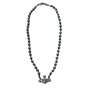 S Grey Pearl Saturn Necklace, New Girl's Diamond Pearl Pendant, Fashionable, Small, Luxury, Versatile, High End Jewelry, Collar Chain