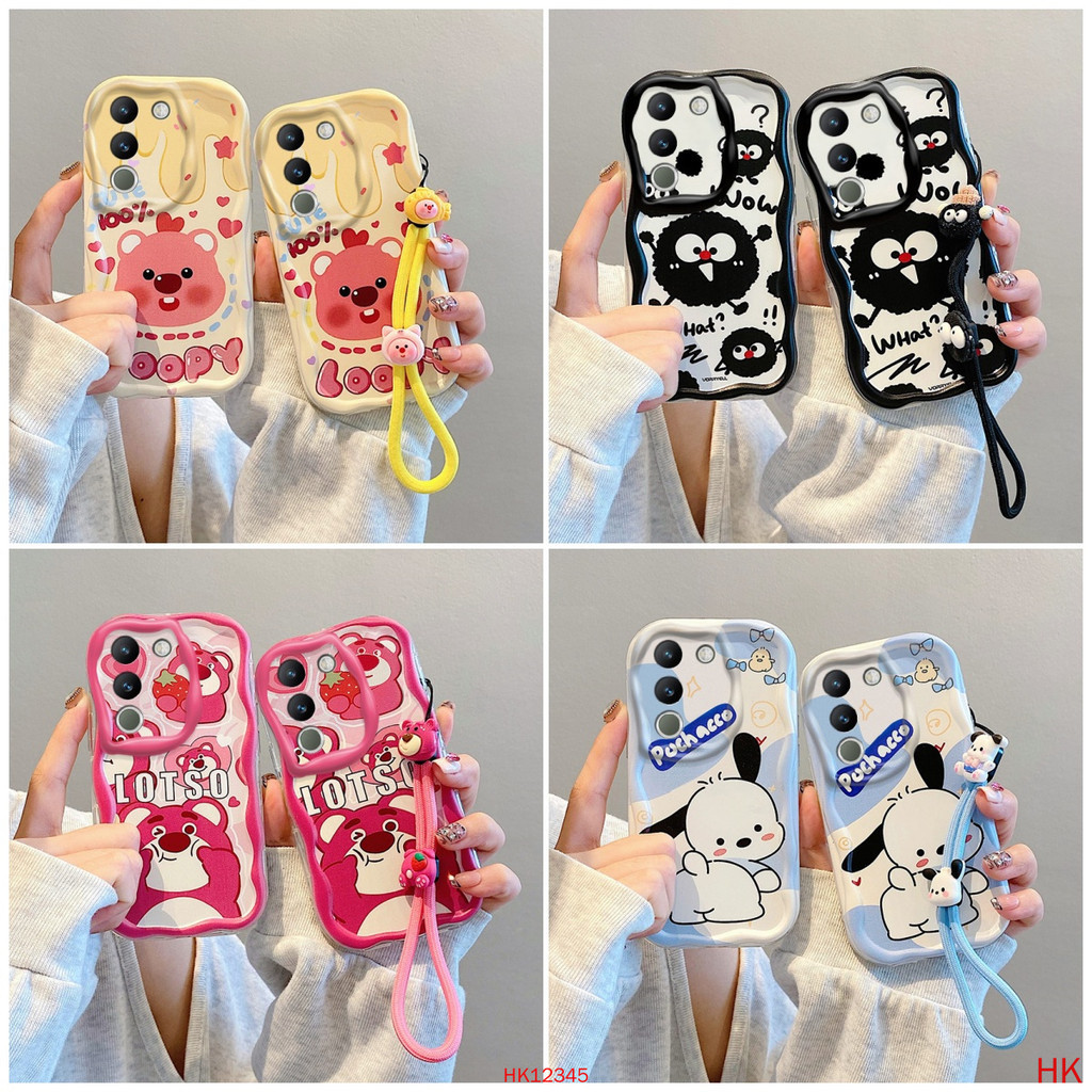 เคส vivo Y100 เคส vivo y03 vivo y18 ปลอก เคสโทรศัพท์ซิลิโคนอ่อนนุ่มการ์ตูน TYPQG