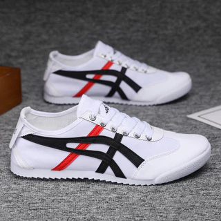รองเท้าผ้าใบผู้ชายผู้หญิงสไตล์เดียวกัน Breathable น้ําหนักเบา Low-Top Casual สไตล์ Retro All-Match 36-45 ขนาด