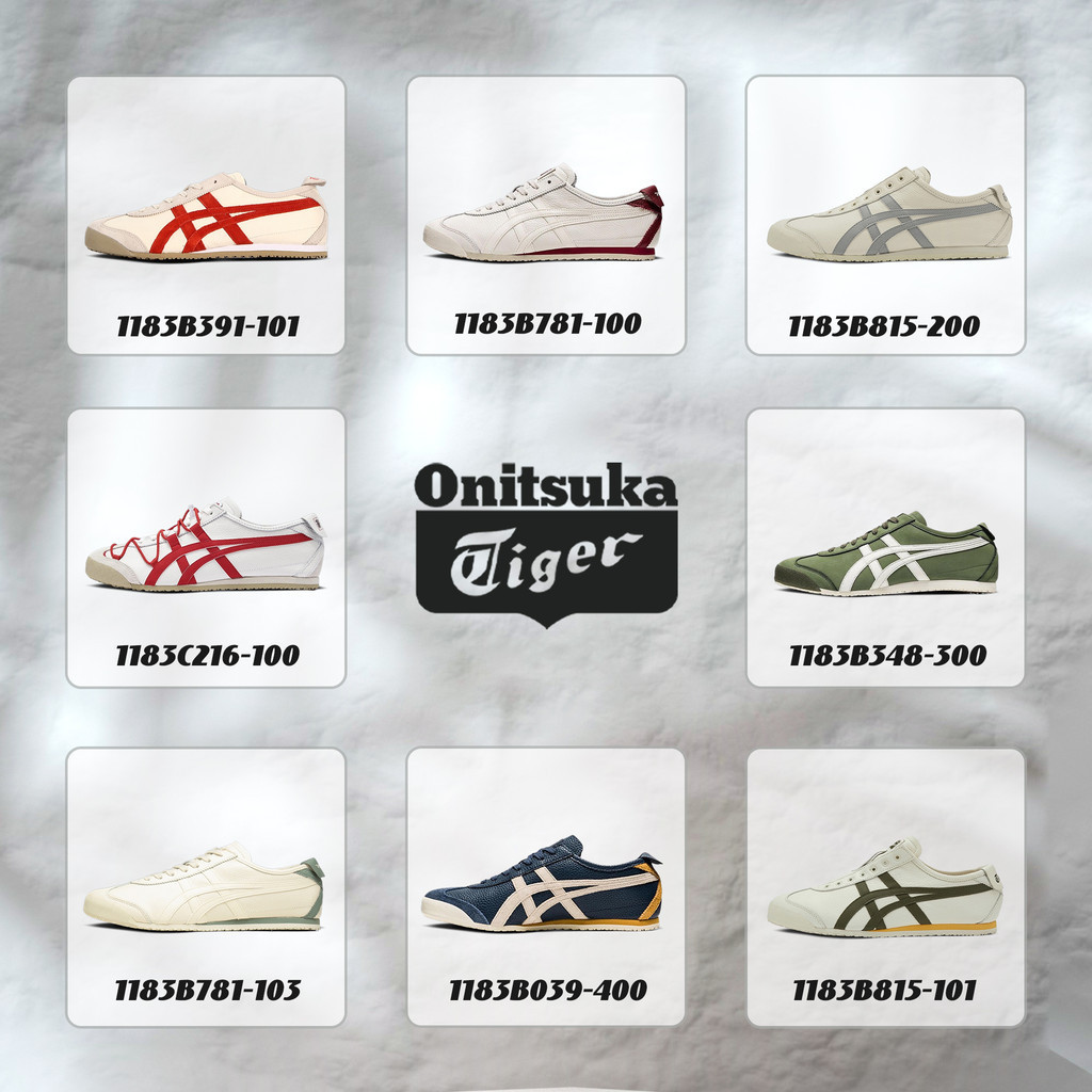 พร้อมส่ง !! Onitsuka Tiger MEXICO 66 รองเท้าลำลองแฟชั่น 100%