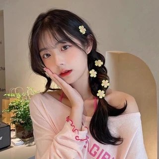 1/5 ชิ้นน่ารัก Mini Peach Blossom กิ๊บติดผม Hairpin อุปกรณ์เสริมสําหรับสาวหวาน